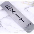 Sòti Wayfinding signalisation Braille Siyen pou bati